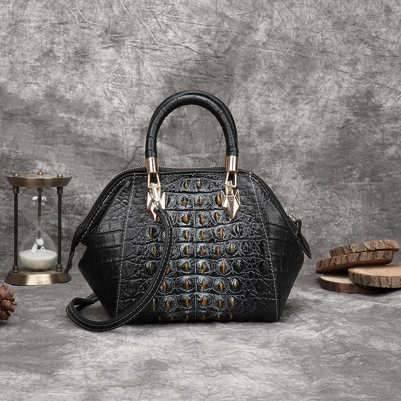 Retro Leather Shoulder Bag, Multi-functional Large-capacity Women's Color Bag