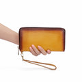 Vintage Hand-polished Women's Leather Top-layer Cowhide Printed Coin Purse