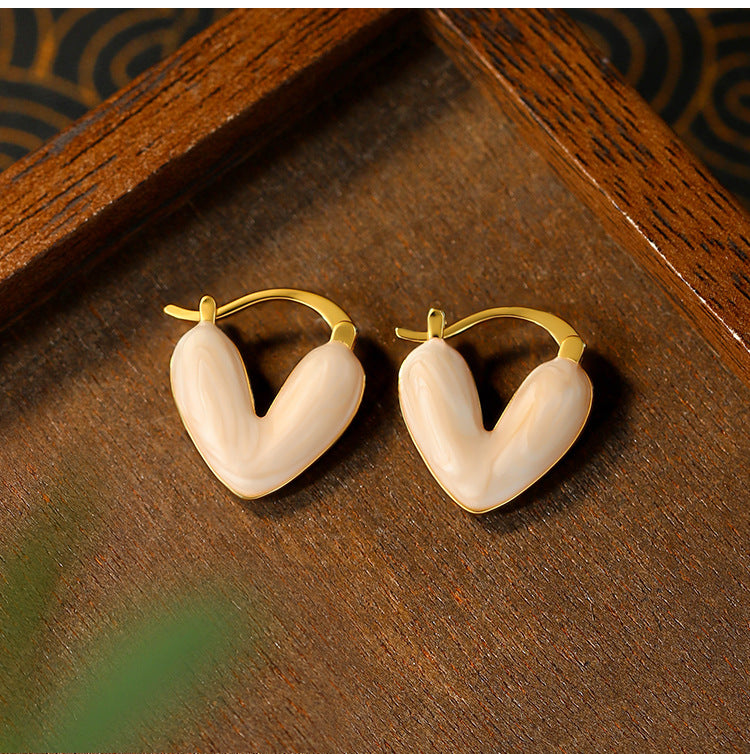 European and American Light Luxury Women's Earrings, Simple and Exquisite