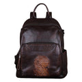 First Layer Cowhide Vegetable Tanned Leather Handmade Large-Capacity Backpack Shoulder Bag