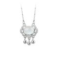 Antique Transfer Longlife Lock Necklace for Women
