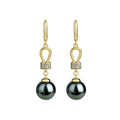Light Luxury Vintage Pearl French Style Long Earrings for Women