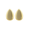 French-style 925 Silver Drop-shaped Pin Ear Studs for Women