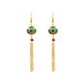Shake Voice Ruyi Lucky Bag Tassel Earrings for Women