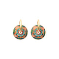 Multi-Wearing Enamel Oil Ear Buckle Women's Retro Summer Earrings