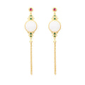 925 Silver Tassel Flower Earrings Wholesale