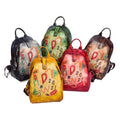 Retro Cowhide Women's Large Capacity Backpack, Graffiti Fashion All-match