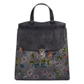 Genuine Vegetable Tanned Leather Embossed Women's Backpack