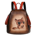 Wholesale First Layer Cowhide Backpack - Multi-purpose, Retro Printed, Vegetable Tanned Leather 2025