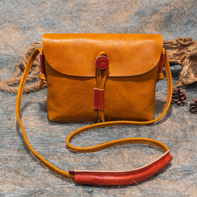 First layer cowhide women's shoulder bag, large capacity, all-match