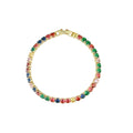 Dopamine Color ns Style Vintage Flash Diamond Zircon Bracelet for Women