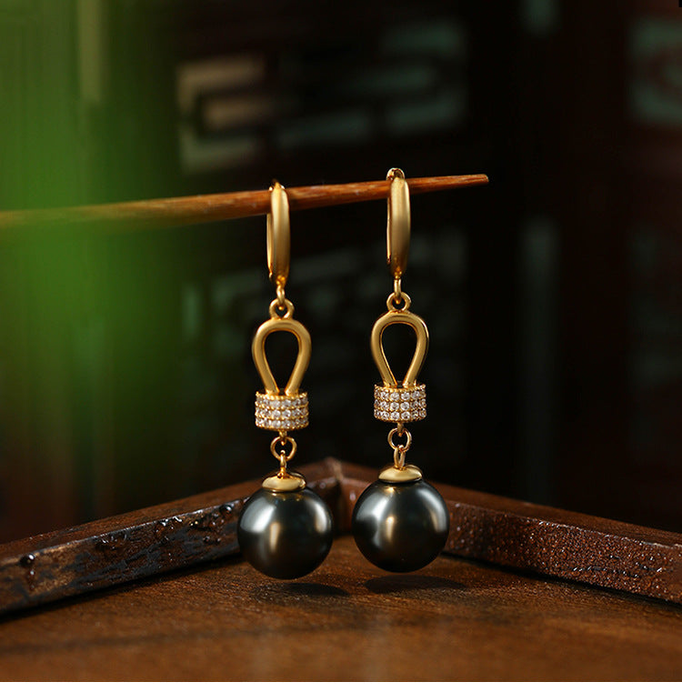 French Retro Pearl Earrings for Women - Elegant and Sweet