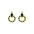 Snake Oil Drops Dopamine Color-matching Women's Retro Elegant Earrings