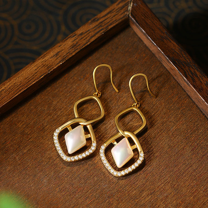 2025 New Korean Dongdaemun Style Tassel Pearl Earrings for Women