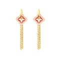 Vintage Tassel Enamel Handmade Earrings