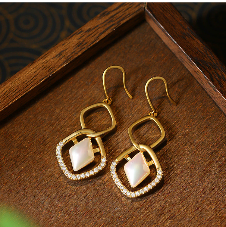 2025 New Korean Dongdaemun Style Tassel Pearl Earrings for Women