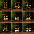French Retro Pearl Earrings for Women - Elegant and Sweet