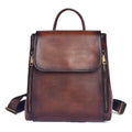 Cowhide Vintage Embossed Multi-Purpose Vegetable Tanned Leather Crossbody Bag