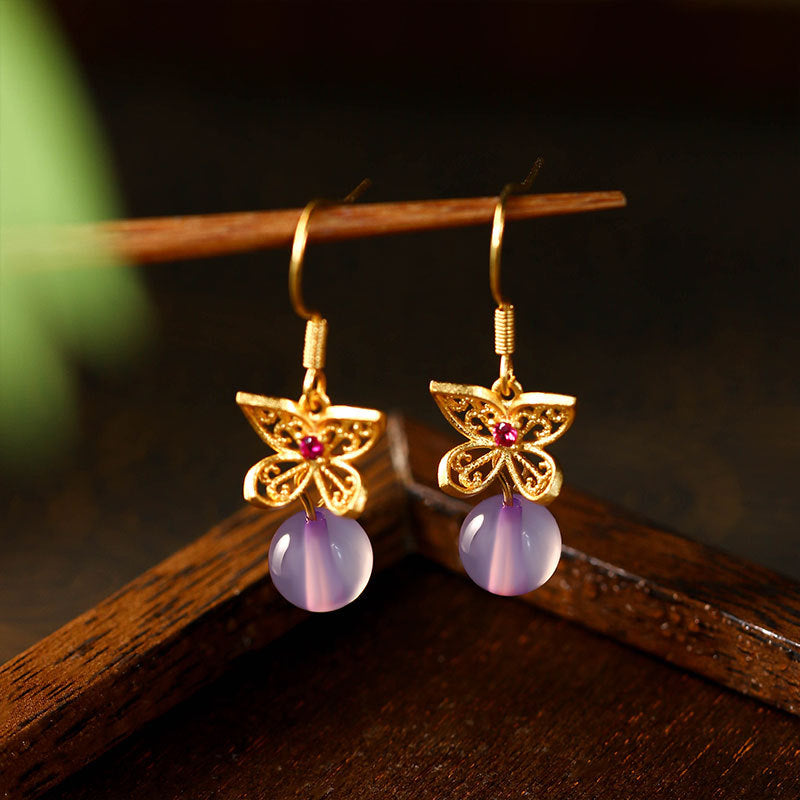 Butterfly Earrings for Women, Retro and All-match