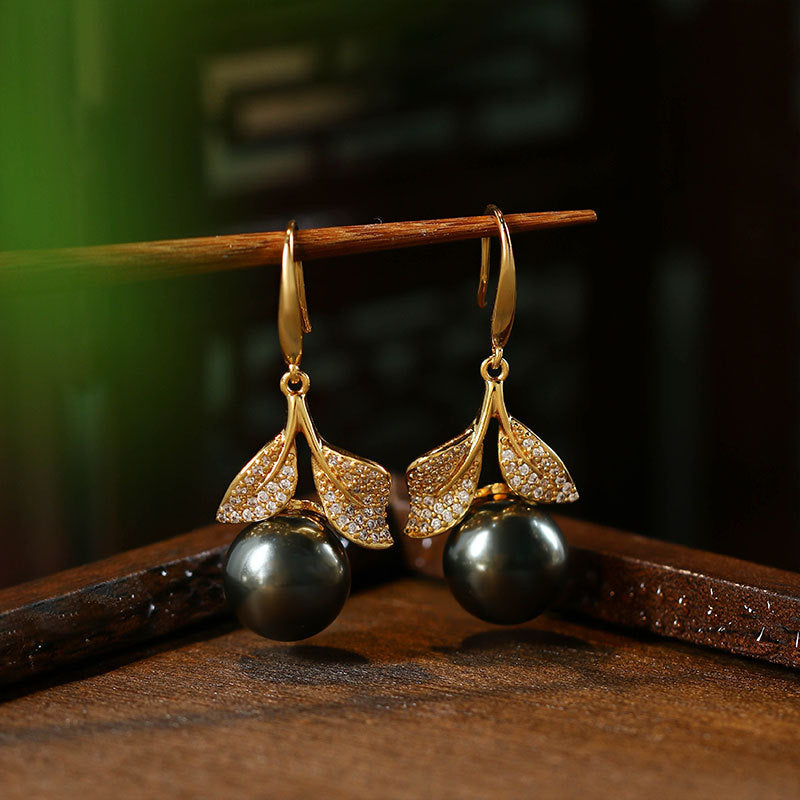 Light Luxury High-end Shijia Pearl All-match Elegant Earrings