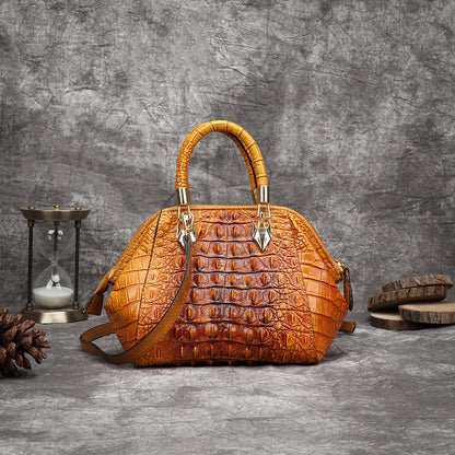 Retro Leather Shoulder Bag, Multi-functional Large-capacity Women's Color Bag