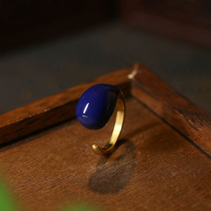 Drop-shaped Open Ring for Women - Niche Design, Light Luxury