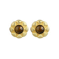 Vintage Tiger's Eye Earrings, All-match, French Light Luxury