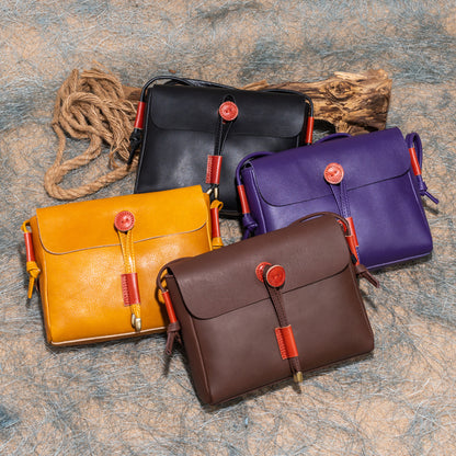 Genuine Leather Women's Shoulder Bag, Large Capacity, All-Match