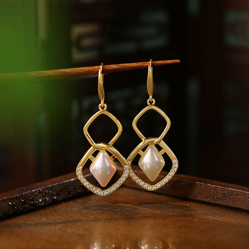 2025 New Korean Dongdaemun Style Tassel Pearl Earrings for Women