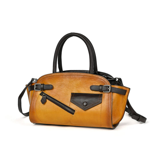Retro Handmade Cowhide Leather Women's Bag