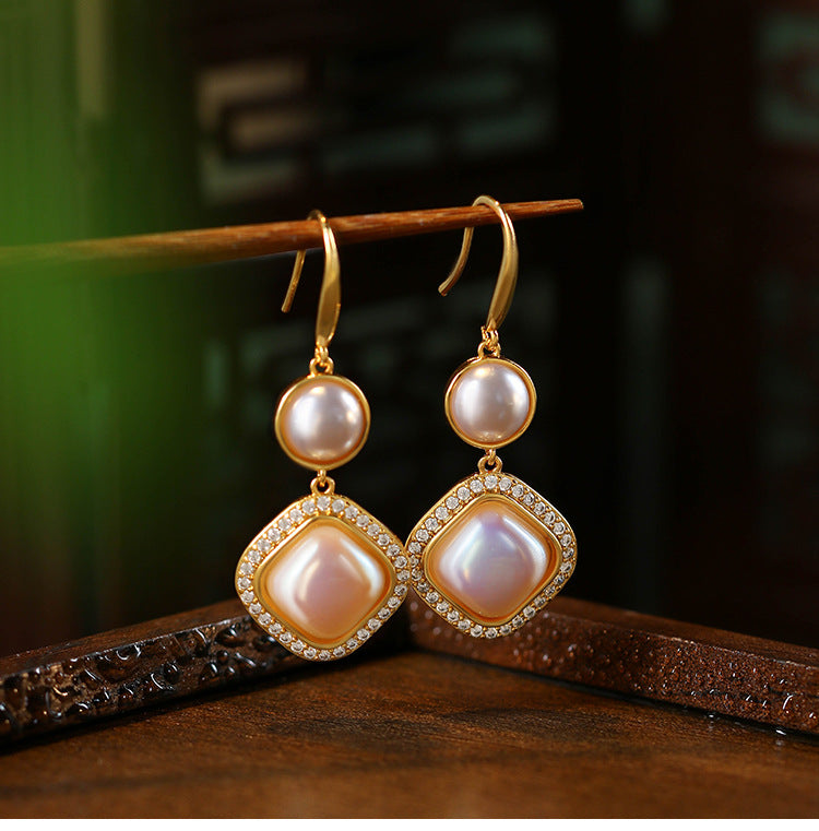 French Retro Pearl Earrings for Women - Elegant and Sweet