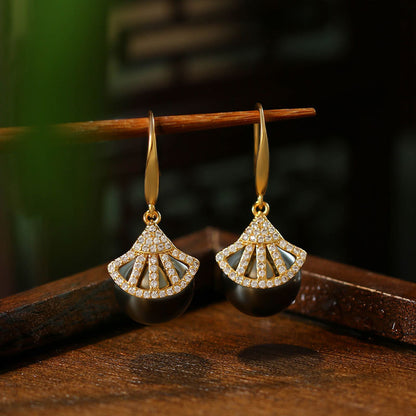 French Elegant Niche Design Long Earrings