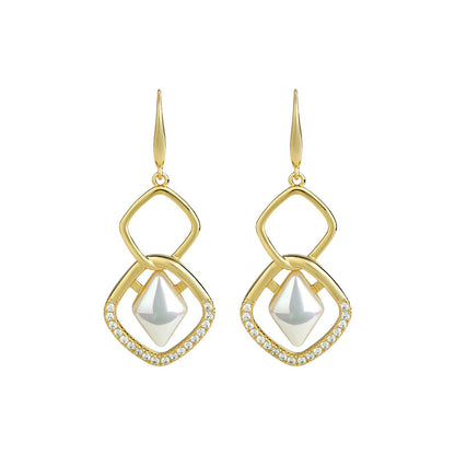 2025 New Korean Dongdaemun Style Tassel Pearl Earrings for Women
