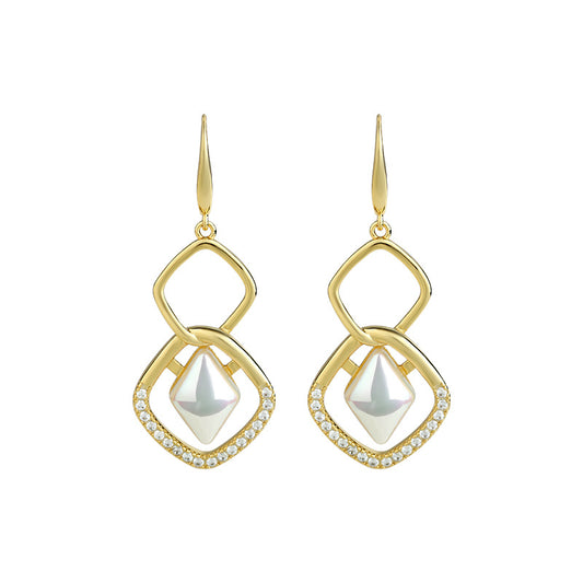 2025 New Korean Dongdaemun Style Tassel Pearl Earrings for Women