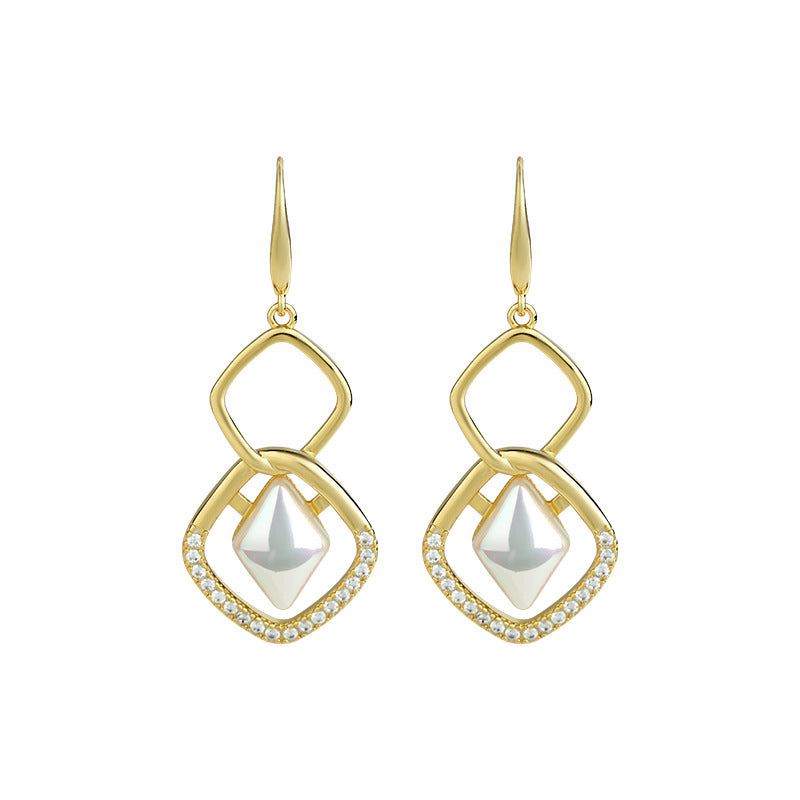 2025 New Korean Dongdaemun Style Tassel Pearl Earrings for Women