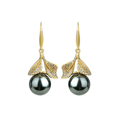 Light Luxury High-end Shijia Pearl All-match Elegant Earrings