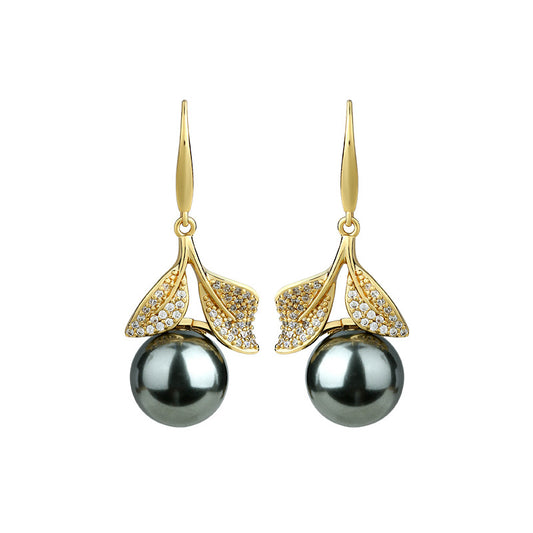 Light Luxury High-end Shijia Pearl All-match Elegant Earrings