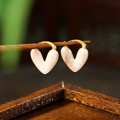 European and American Light Luxury Women's Earrings, Simple and Exquisite