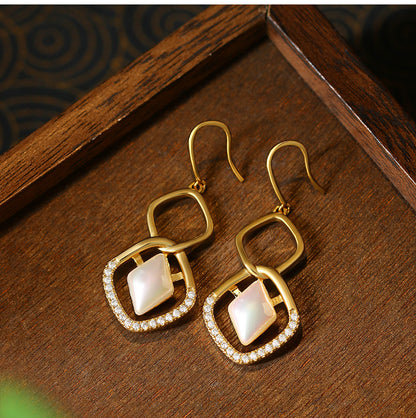 2025 New Korean Dongdaemun Style Tassel Pearl Earrings for Women