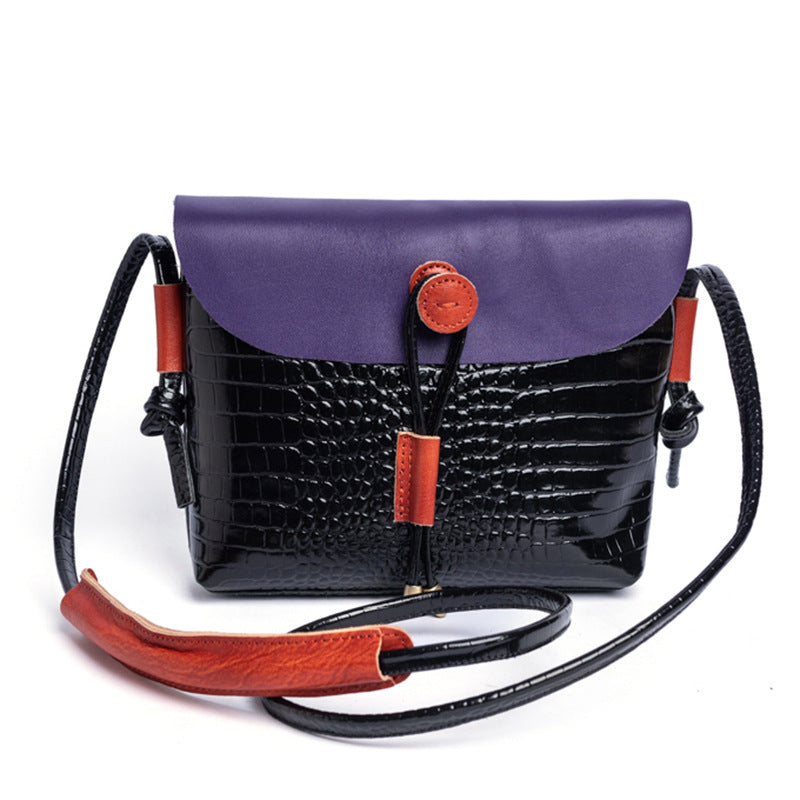 First layer cowhide women's shoulder bag, large capacity, all-match