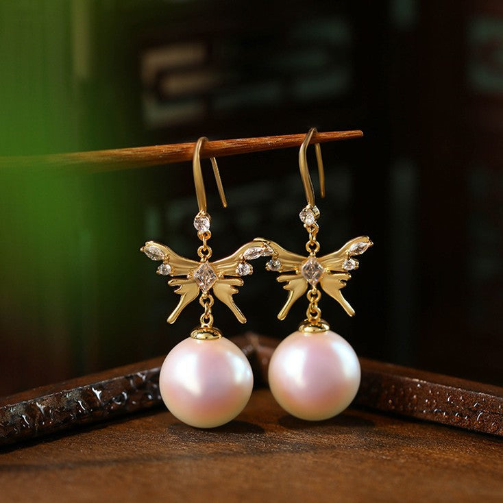 French Retro Pearl Earrings for Women - Elegant and Sweet