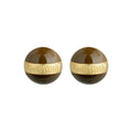 Maillard Retro Brown Oil Drop Women's French High-End Earrings 2025
