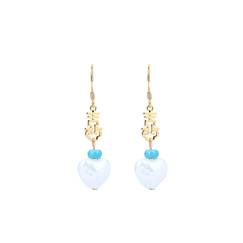 Women's Imitation Baroque Pearl Handmade All-match Earrings